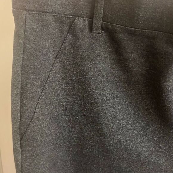 ✨Quince Ultra-Stretch Ponte Straight Leg Charcoal Sz Large Pants✨ - Picture 8 of 10